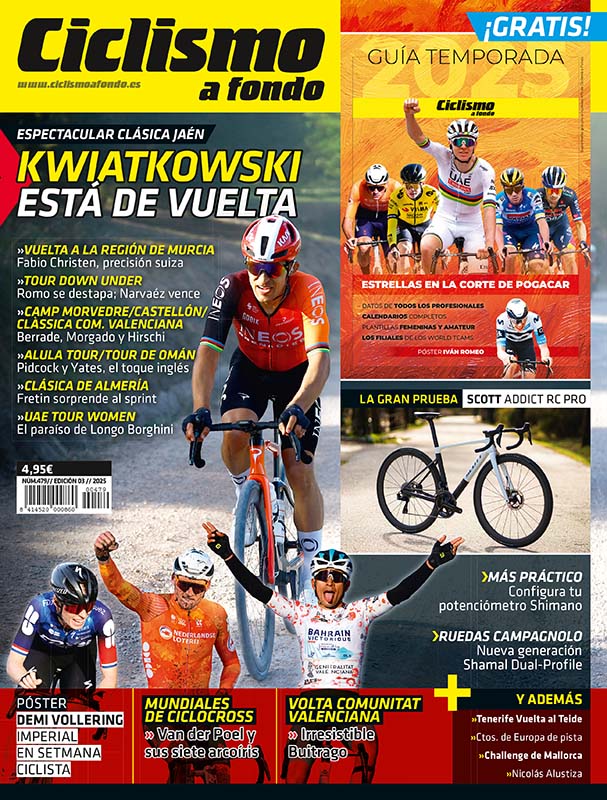 Ciclismo a Fondo | Número 479 marzo 2025 + Guía de Temporada 2025
