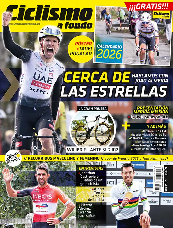 Ciclismo a Fondo | Número 488 diciembre 2025/enero 2026 + Calendario Ciclista 2026