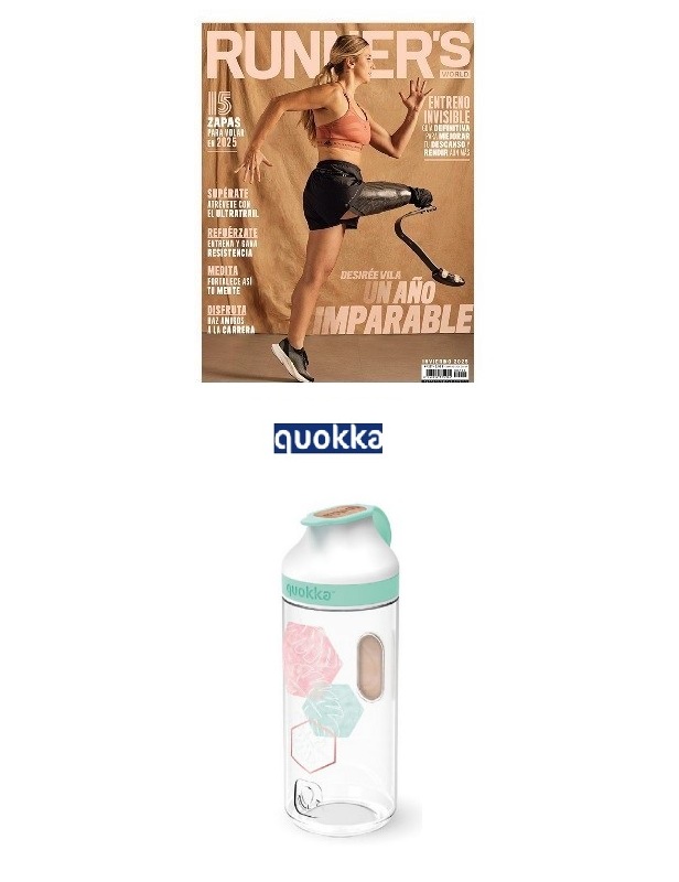 
RUNNER'S WORLD 
Recibe 2 números + REGALO sólo: